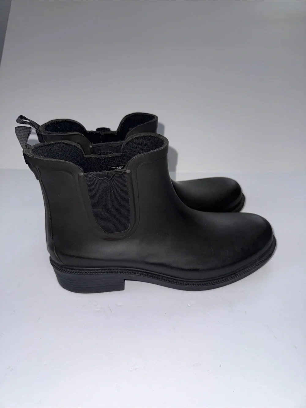 Madewell Black Chelsea Rain Ankle Boots - Women